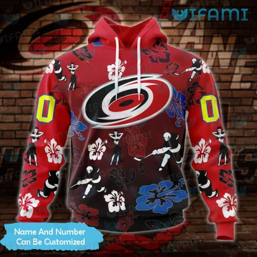 Carolina Hurricanes Hoodie 3D Hawaii Design Custom Carolina Hurricanes Gift