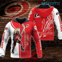 Carolina Hurricanes Hoodie 3D Iron Maiden Carolina Hurricanes Gift