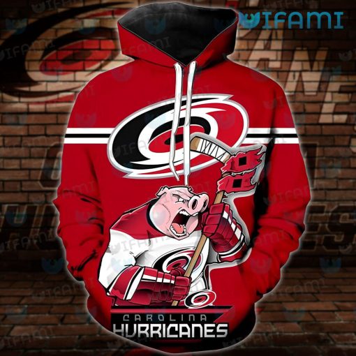 Carolina Hurricanes Hoodie 3D Mascot Logo Carolina Hurricanes Gift