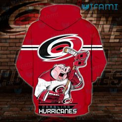 Carolina Hurricanes Hoodie 3D Mascot Logo Carolina Hurricanes Present