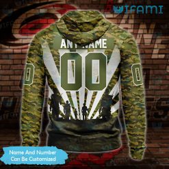 Carolina Hurricanes Hoodie 3D Military Camo Custom Carolina Hurricanes Present