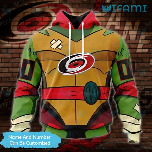 Carolina Hurricanes Hoodie 3D Ninja Turtles Design Custom Carolina Hurricanes Gift