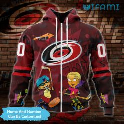 Carolina Hurricanes Hoodie 3D Otto Reggie Rocket Power Custom Carolina Hurricanes Zipper