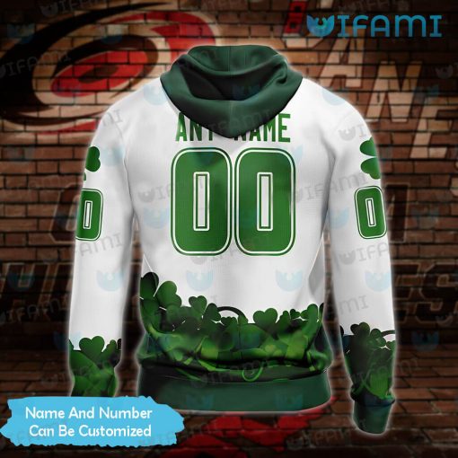 Carolina Hurricanes Hoodie 3D Shamrock St Patrick’s Day Custom Carolina Hurricanes Gift