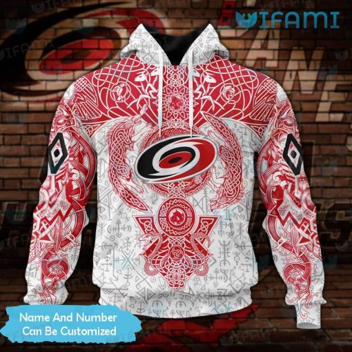 Carolina Hurricanes Hoodie 3D Viking Symbols Custom Carolina Hurricanes Gift