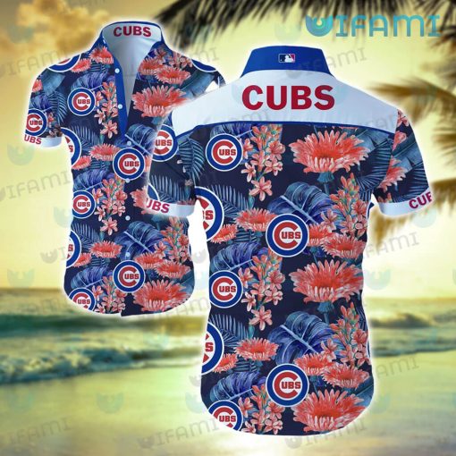 Chicago Cubs Hawaiian Shirt Daisy Pattern Cubs Gift
