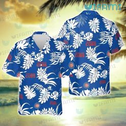 Chicago Cubs Hawaiian Shirt Palm Leaf Pattern Cubs Gift