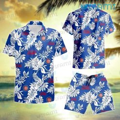 Chicago Cubs Hawaiian Shirt Palm Leaves Cubs Gift