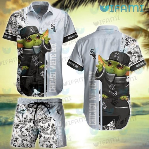 Chicago White Sox Hawaiian Shirt Baby Yoda White Sox Gift