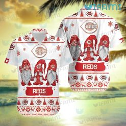 Cincinnati Reds Hawaiian Shirt Christmas Gnomes Cincinnati Reds Gift