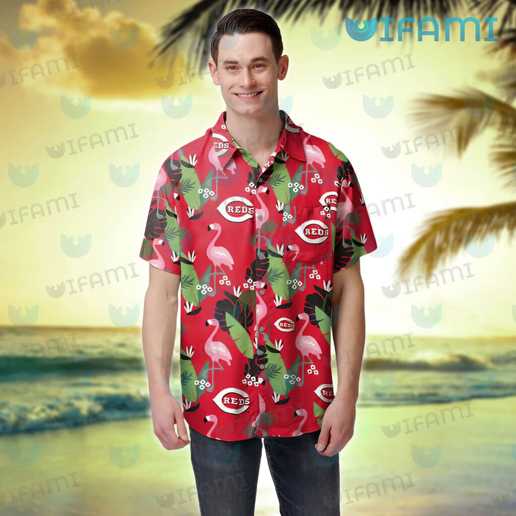 Cincinnati Reds Hawaiian Shirt Flamingo Banana Leaf Cincinnati Reds Gift -  Personalized Gifts: Family, Sports, Occasions, Trending