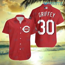 Cincinnati Reds Hawaiian Shirt Ken Griffey Jr 30 Cincinnati Reds Gift