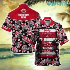 Cincinnati Reds Hawaiian Shirt Love Peace Cincinnati Reds Gift