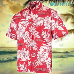 Cincinnati Reds Hawaiian Shirt Palm Leaves Cincinnati Reds Present
