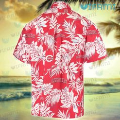 Cincinnati Reds Hawaiian Shirt Palm Leaves Cincinnati Reds Present Back