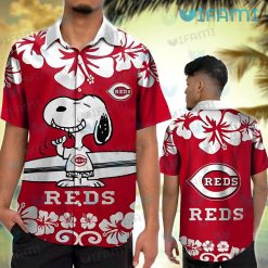 Cincinnati Reds Hawaiian Shirt Snoopy Smile Cincinnati Reds Gift