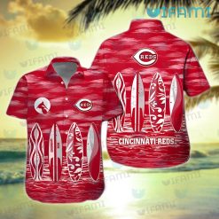 Cincinnati Reds Hawaiian Shirt Surfboard Summer Beach Cincinnati Reds Gift