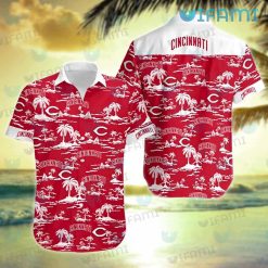 Cincinnati Reds Hawaiian Shirt Tropical Island Cincinnati Reds Gift