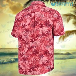 Cincinnati Reds Hawaiian Shirt Tropical Leaves Cincinnati Reds Gift