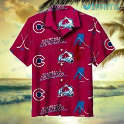 Colorado Avalanche Hawaiian Shirt Hockey Stick Logo Avalanche Gift