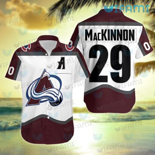 Colorado Avalanche Hawaiian Shirt MacKinnon 29 Avalanche Gift