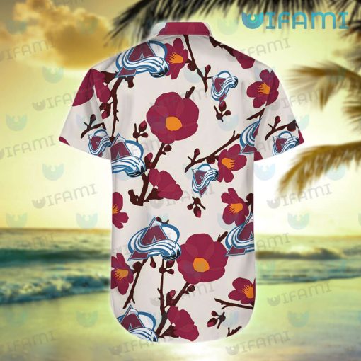 Colorado Avalanche Hawaiian Shirt Peach Blossom Avalanche Gift