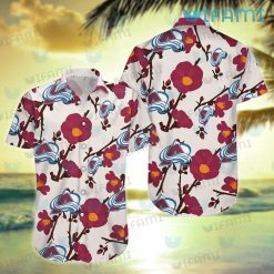 Colorado Avalanche Hawaiian Shirt Peach Blossom Avalanche Present For Fans