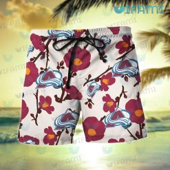 Colorado Avalanche Hawaiian Shirt Peach Blossom Avalanche Short