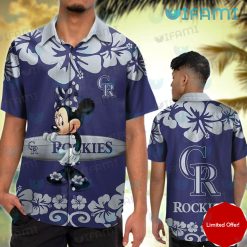 Colorado Rockies Hawaiian Shirt Minnie Surfboard Rockies Gift