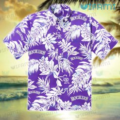Custom Rockies Hawaiian Shirt Stripe Pattern Colorado Rockies Gift