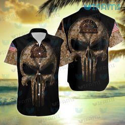 Colorado Rockies Hawaiian Shirt Punisher Camo Rockies Gift