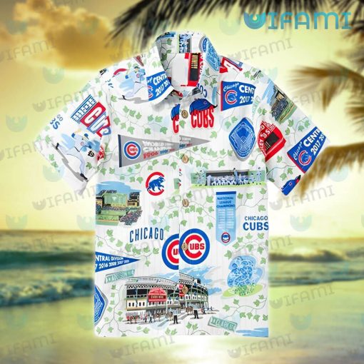 Cubs Hawaiian Shirt Goofy Surfing Beach Chicago Cubs Gift
