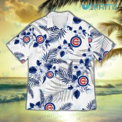 Cubs Hawaiian Shirt Hibiscus Flower Pattern Chicago Cubs Present