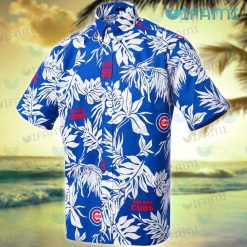 Cubs Hawaiian Shirt Palm Leaf Pattern Chicago Cubs Present