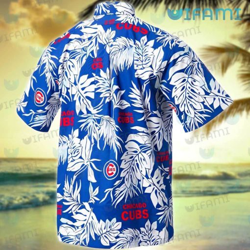 Cubs Hawaiian Shirt Palm Leaf Pattern Chicago Cubs Gift