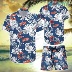 Cubs Hawaiian Shirt Palm Leaves Pattern Chicago Cubs Gift