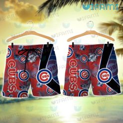 Cubs Hawaiian Shirt Skeleton Dancing Chicago Cubs Short