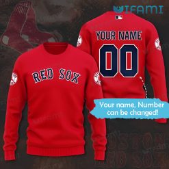 Custom Boston Red Sox Sweater Red Classic Red Sox Gift