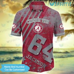 Custom Hawaiian Alabama Shirt Grunge Pattern Alabama Football Present