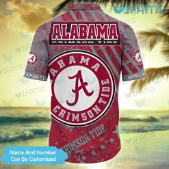 Custom Hawaiian Alabama Shirt Grunge Pattern Alabama Football Present Back