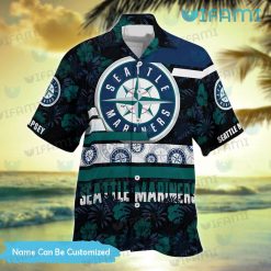 Custom Mariners Hawaiian Shirt Hibiscus Palm Leaf Seattle Mariners Present