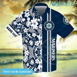 Mariners Hawaiian Shirt Sunset Coconut Tree Seattle Mariners Gift
