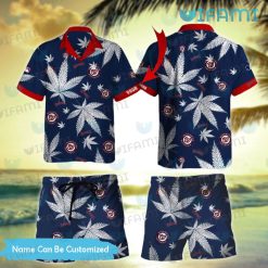 Custom Nationals Hawaiian Shirt Cannabis Leaf Washington Nationals Gift