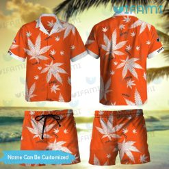 Custom SF Giants Hawaiian Shirt Cannabis Leaf San Francisco Giants Gift