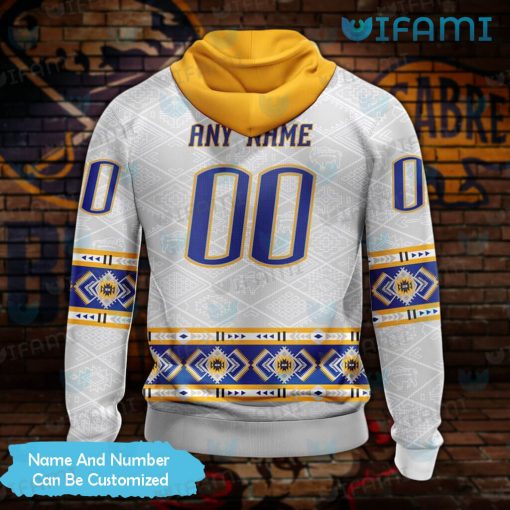 Custom Sabres Hoodie 3D Native American Pattern Buffalo Sabres Gift