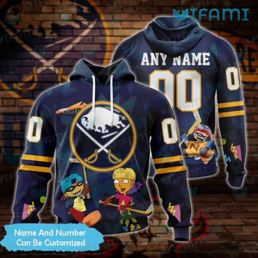 Custom Sabres Hoodie 3D Reggie Otto Rocket Power Buffalo Sabres Gift