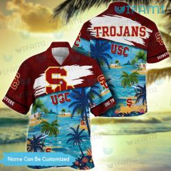 Custom USC Hawaiian Shirt Summer Beach USC Trojans Gift