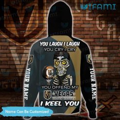 Custom Vegas Knights Hoodie 3D Amched I Keel You Vegas Golden Knights Gift