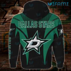 Dallas Stars Hoodie 3D Armor Design Dallas Stars Present Front