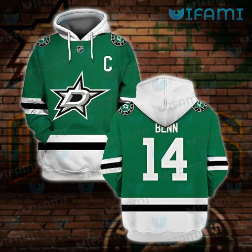 Dallas Stars Hoodie 3D Jamie Benn 14 Dallas Stars Gift